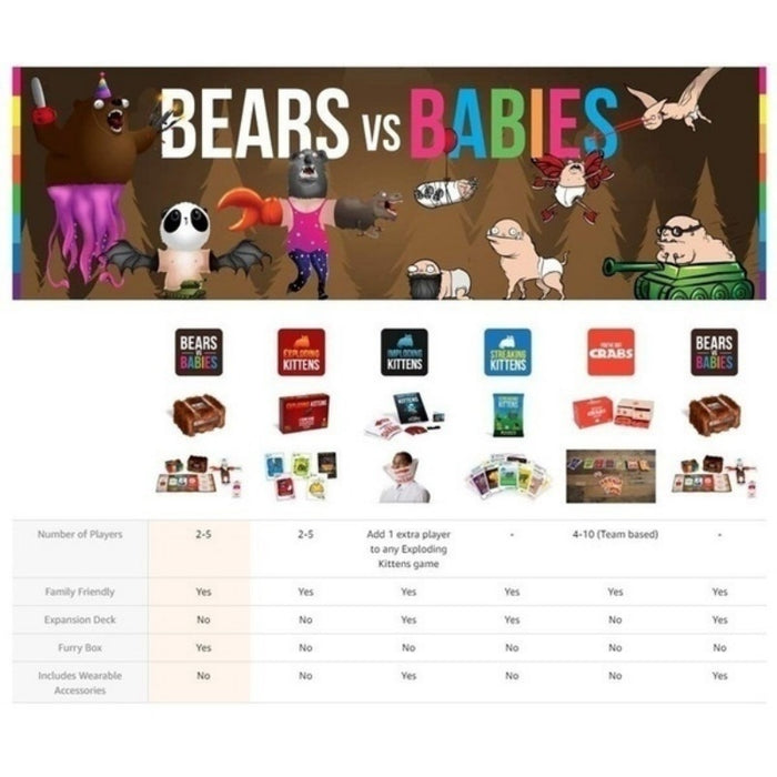 Board Game Bears vs Babies / Bears vs Babies: NSFW Booster Pack