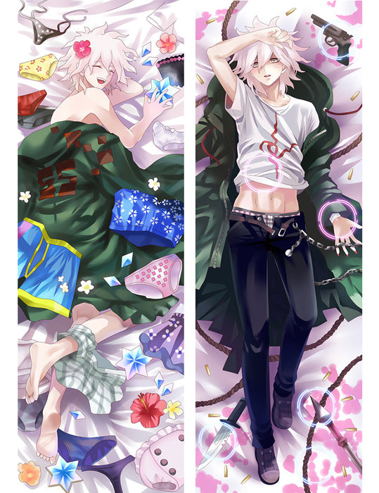 Danganronpa Dakimakura Komaeda Nagito Hugging Peach Skin Body Pillow (D4)