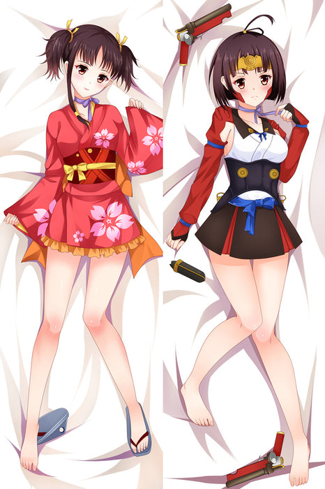 KABANERI OF THE IRON Mumei Dakimakura HUGGING PEACH SKIN BODY PILLOW (K2)