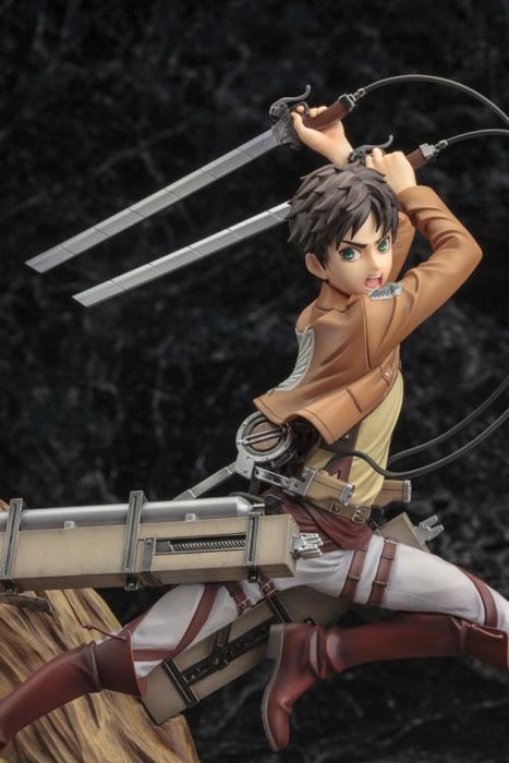 KOTOBUKIYA Attack on Titan ArtFX J Eren Yeager Statue Figure