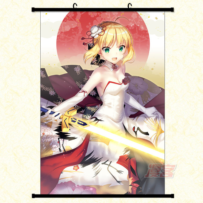 Wall Scroll - Fate Saber