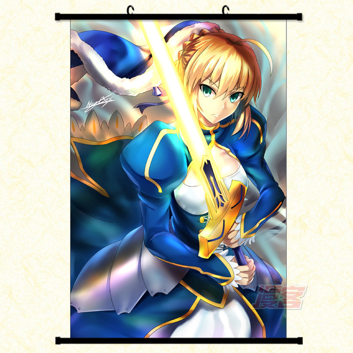 Wall Scroll - Fate Saber