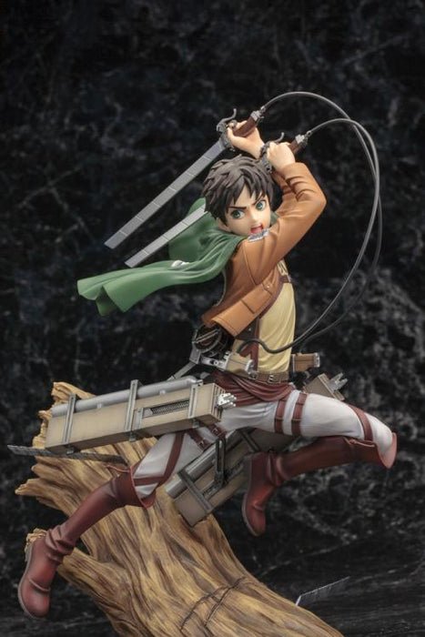 KOTOBUKIYA Attack on Titan ArtFX J Eren Yeager Statue Figure