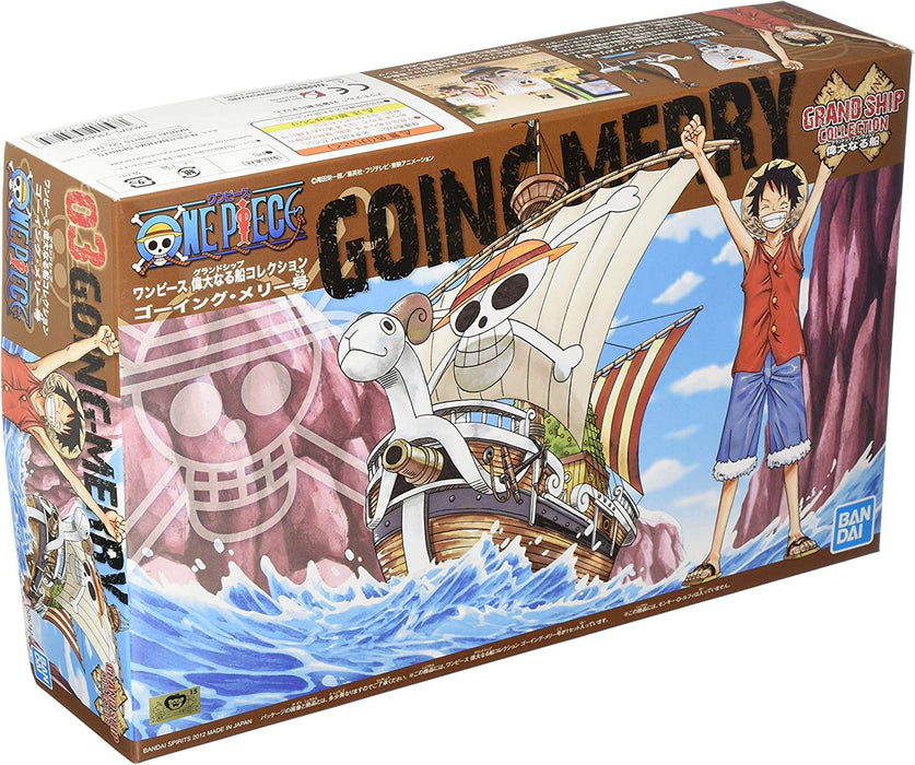 Anime One Piece Going Merry pirate ship assembled model PVC Action