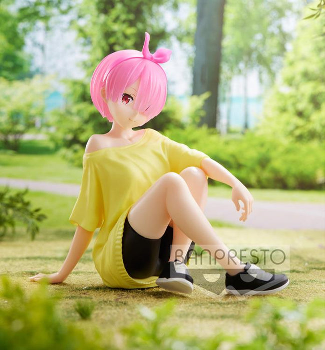 BANDAI BANPRESTO Re:Zero Starting Life in Another World Relax Time Ram (Training Ver.) FIGURE