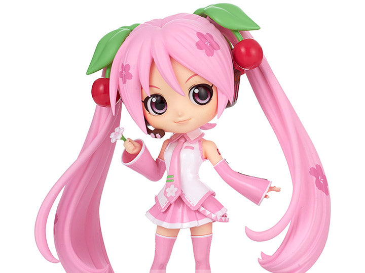 BANDAI BANPRESTO Vocaloid Q Posket Sakura Miku (Ver.A) FIGURE