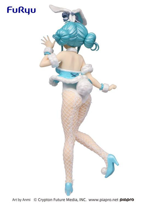 FURYU Vocaloid BiCute Bunnies Hatsune Miku White Rabbit (Pearl Color Ver.) Figure