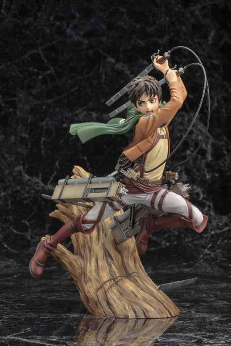 KOTOBUKIYA Attack on Titan ArtFX J Eren Yeager Statue Figure