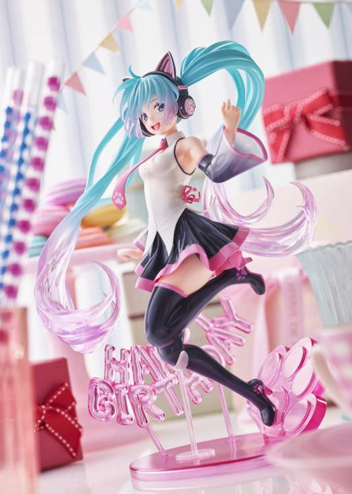 TAITO - Vocaloid Hatsune Miku Birthday 2021 Happy Cat Ver. Artist MasterPiece Figure