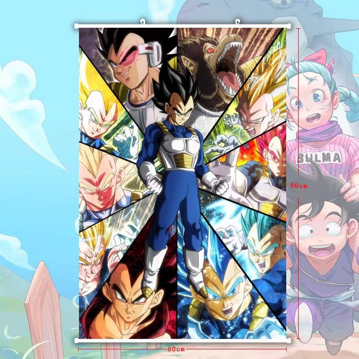 PREMIUM WALL SCROLL - DRAGON BALL Vegeta