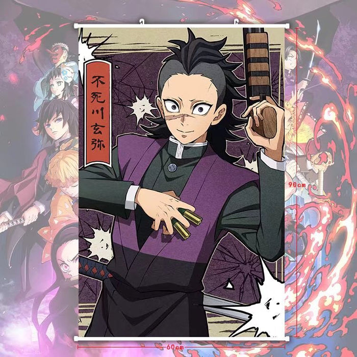 PREMIUM WALL SCROLL - DEMON SLAYER Genya