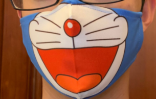 Anime Face Masks with Filter/Nose Clip/Adjustable Length