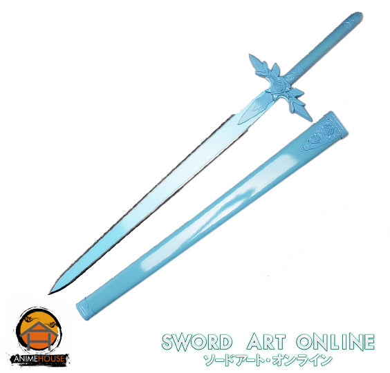 Metal Sword - Sword Art Online Alicization Kirito and Eugeo Blue Rose Sword Light Blue