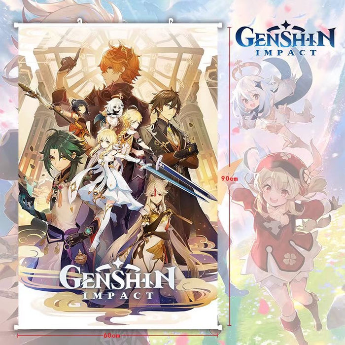 PREMIUM WALL SCROLL - Genshin Impact