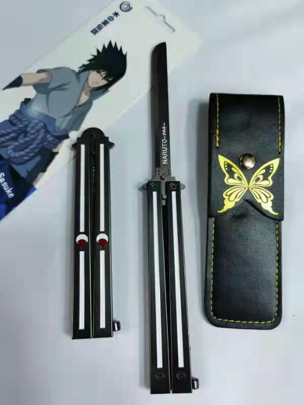 Naruto Anime Balisong Butterfly Knife Keychain - Welcome to Shopen.pk -  Your Online Anime / Manga / Comic Merchandise Store & Fashion Shop