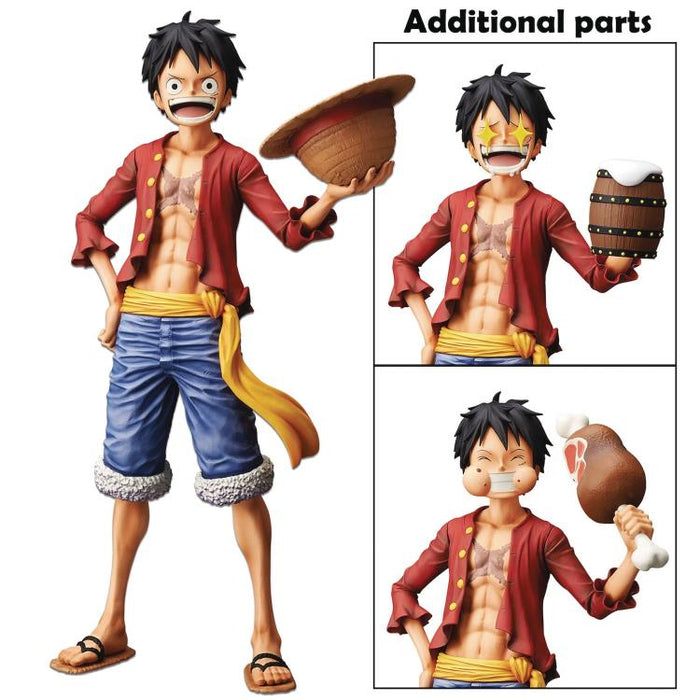 BANDAI BANPRESTO One Piece Grandista nero Monkey D. Luffy Figure