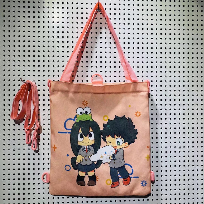 My Hero Academia Swagger Bag - Tsuyu, Deku, Bakugo & Todoroki