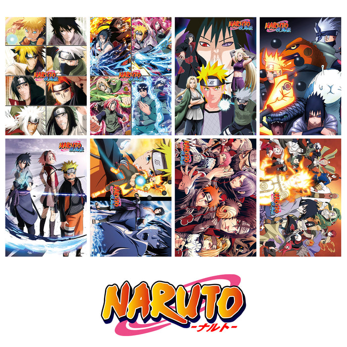 NARUTO 8PC A3-SIZE ANIME POSTER SET 3566