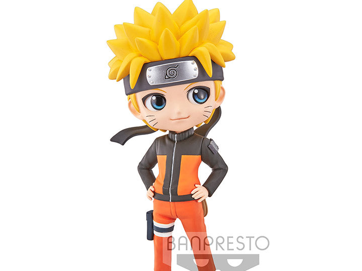 BANDAI BANPRESTO Naruto: Shippuden Q Posket Naruto Uzumaki (Ver.A) Figure