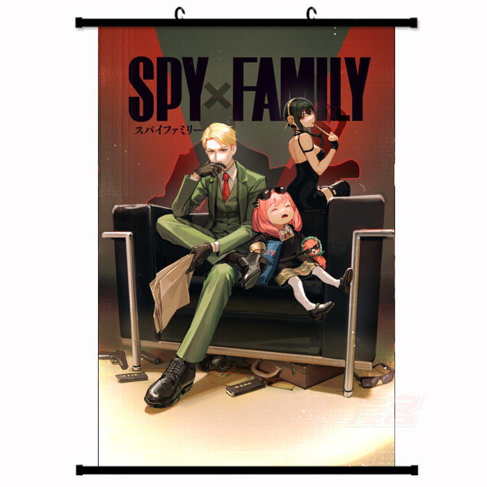 Wall Scroll - spy x family Yor Forger/Loid Forger/Anya Forger