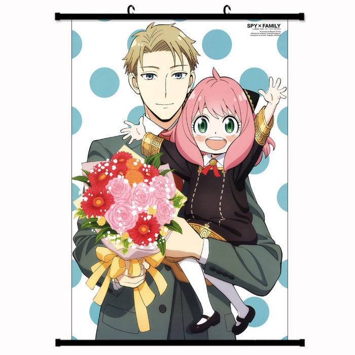 Wall Scroll - spy x family Loid Forger/Anya Forger