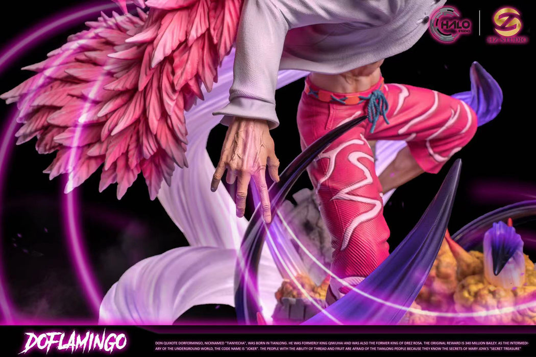 Pre-Order GK Garage Kit Resin Figure One Piece - HZ Studios X Halo Studios - One Piece Shichibukai Doflamingo