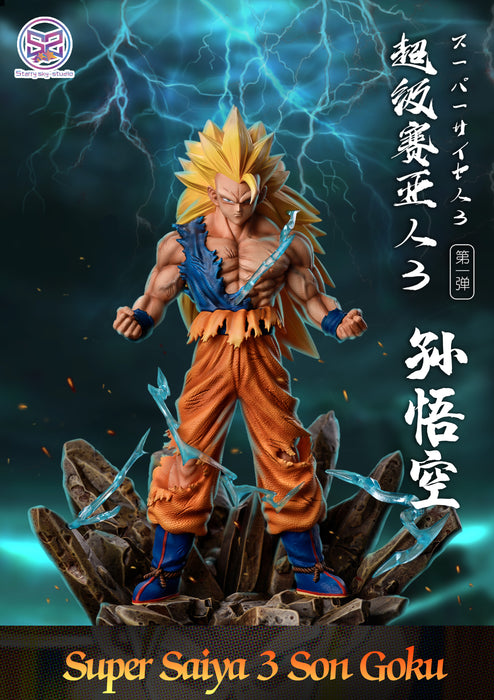 GK Garage Kit Resin Figure Starry Sky Studio - Dragon Ball - Super Saiyan 3 Son Goku