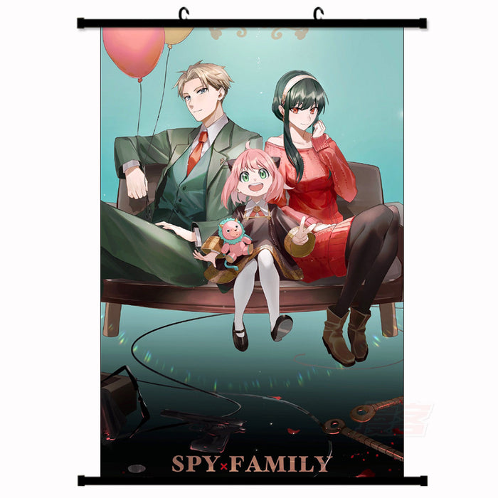 Wall Scroll - spy x family Yor Forger/Loid Forger/Anya Forger