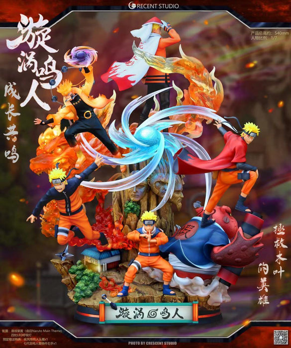 Pre-Order GK Garage Kit Resin Figure CRESCENT STUDIO NARUTO SHIPPUDEN 1/7 UZUMAKI NARUTO GK RESIN STATUE