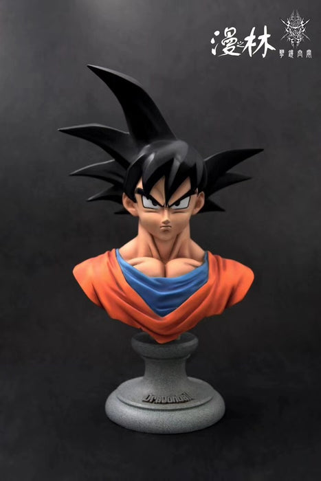 GK Garage Kit Resin Figure Son Goku Resin Bust MANLIN Studio DRAGON BALL Z Model