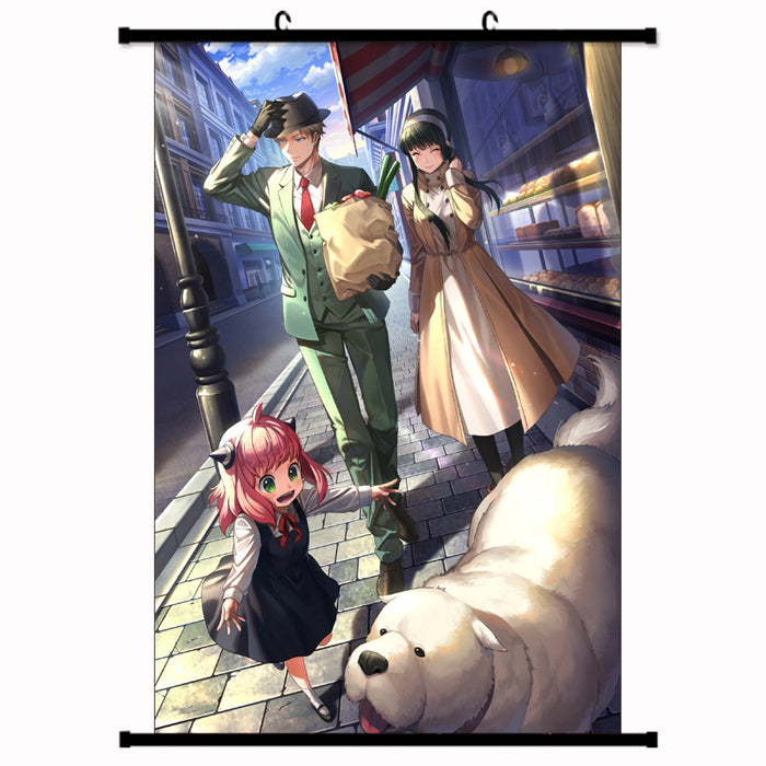 Wall Scroll - spy x family Yor Forger/Loid Forger/Anya Forger