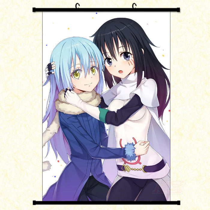 Wall Scroll - that time i got reincarnated as a slime Rimuru & Shizu