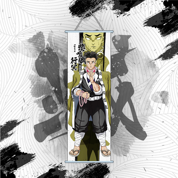 Mini Wall Scroll - Demon Slayer Gyomei Himejima