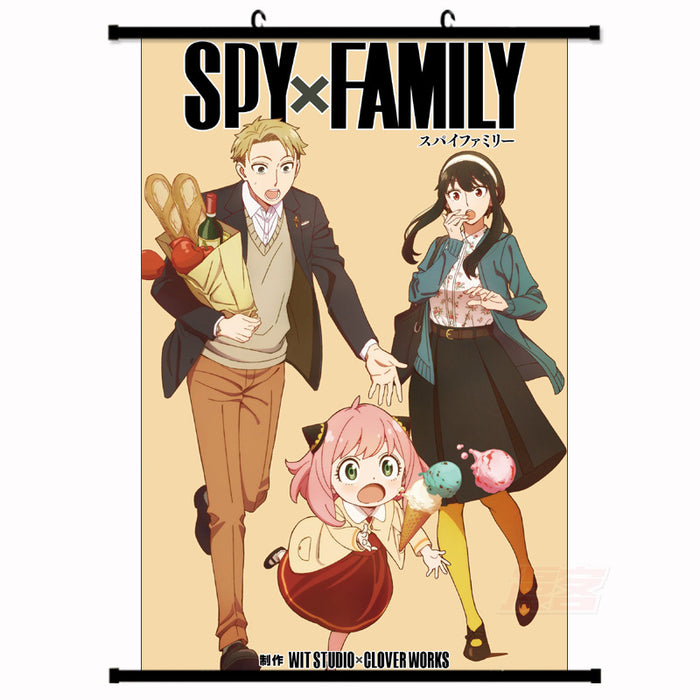 Wall Scroll - spy x family Yor Forger/Loid Forger/Anya Forger