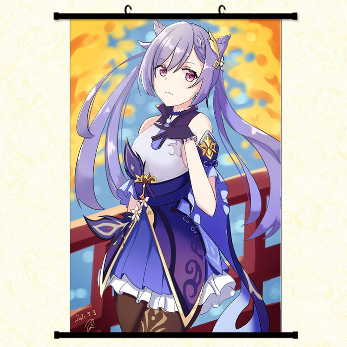 Wall Scroll - Genshin Impact KeQing