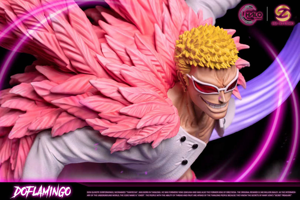 Pre-Order GK Garage Kit Resin Figure One Piece - HZ Studios X Halo Studios - One Piece Shichibukai Doflamingo