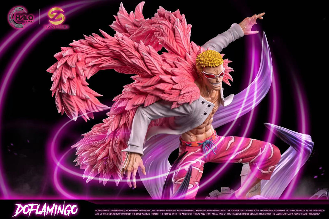 Pre-Order GK Garage Kit Resin Figure One Piece - HZ Studios X Halo Studios - One Piece Shichibukai Doflamingo