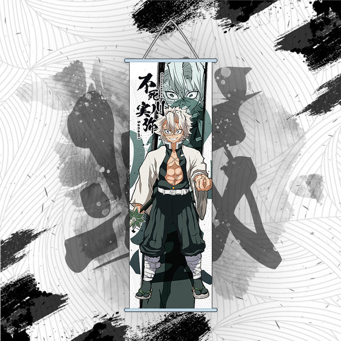 Mini Wall Scroll - Demon Slayer Sanemi