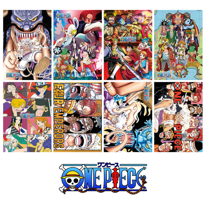 ONE PIECE 8PC A3-SIZE ANIME POSTER SET 3565