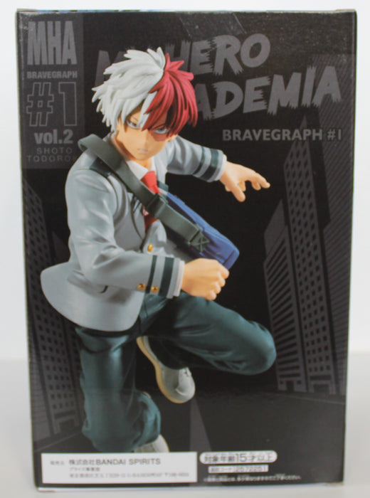 BANDAI BANPRESTO My Hero Academia Bravegraph #1 Vol.2 Shoto Todoroki FIGURE