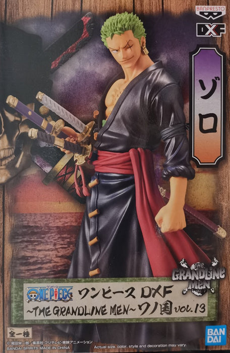 BANDAI BANPRESTO One Piece DXF The Grandline Men Vol.13 Roronoa Zoro figure