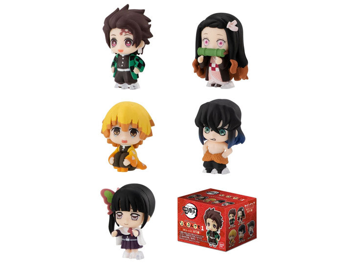 Bandai Demon Slayer: Kimetsu no Yaiba Lining Up. 1 | Narabundesu Mini Figure (Blind-Box)