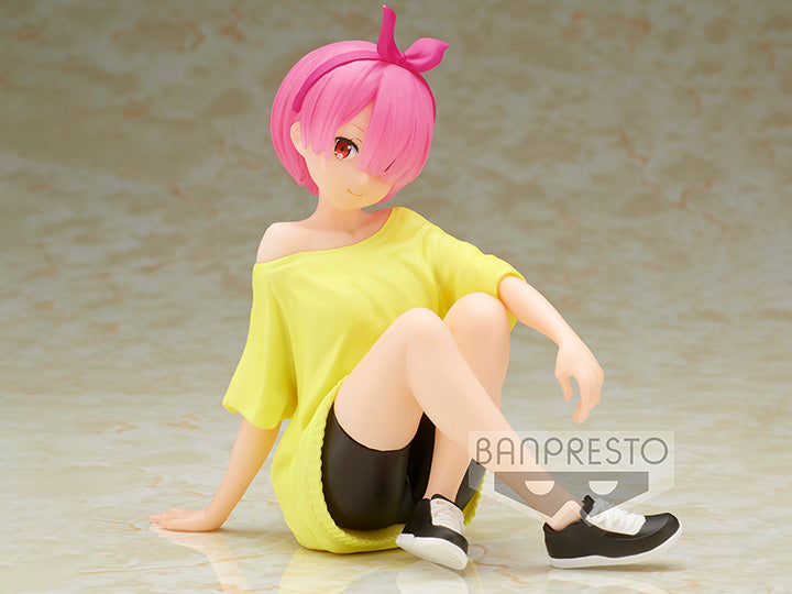 BANDAI BANPRESTO Re:Zero Starting Life in Another World Relax Time Ram (Training Ver.) FIGURE