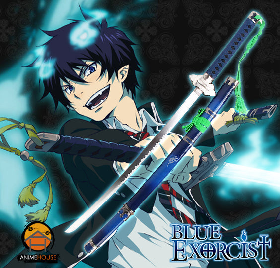 metal sword blue Exorcist okumura rin sword 483