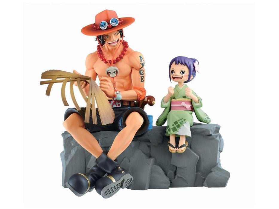 One Piece Ichiban  Emorial Vignette Ace & Otama Figure