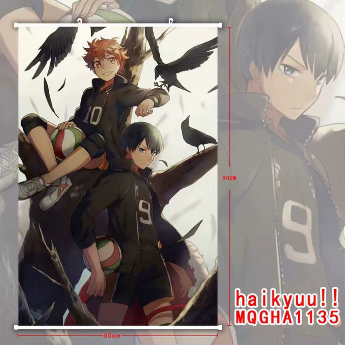 PREMIUM WALL SCROLL - HAIKYU Shoyo Hinata & Tobio Kageyama