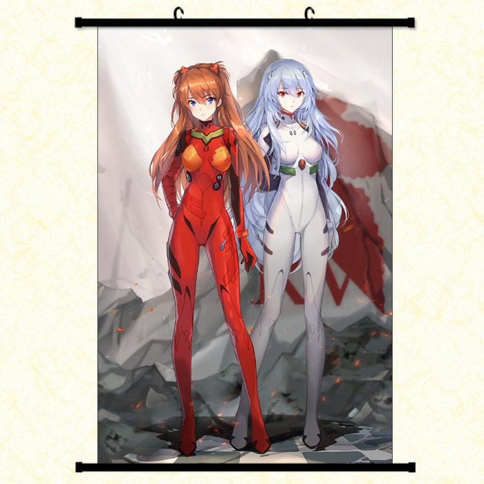 Wall Scroll - Evangelion Asuka Langley Soryu & Rei Ayanami