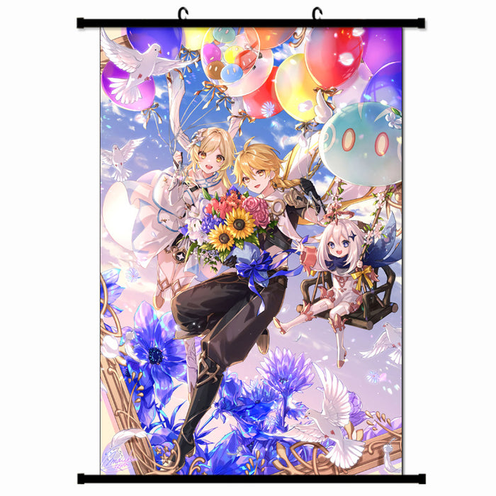 Wall Scroll - Genshin Impact