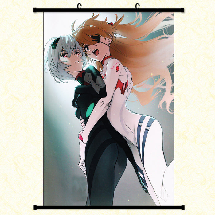 Wall Scroll - Evangelion Rei Ayanami & Asuka Langley Soryu