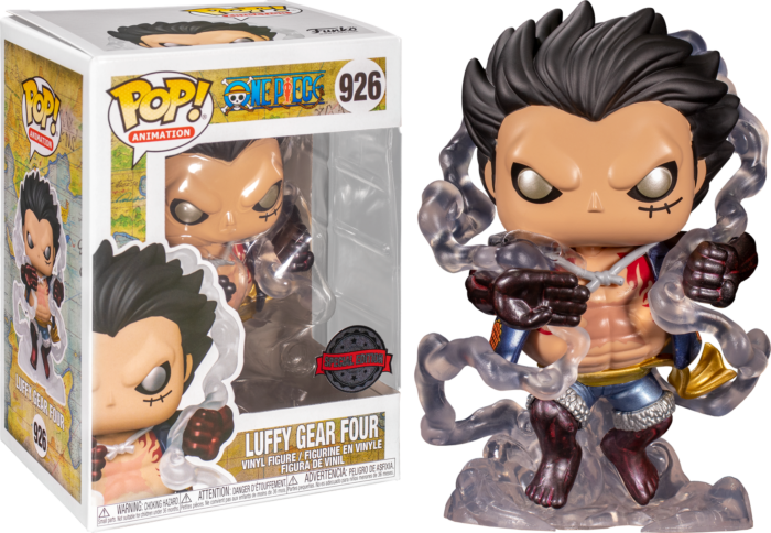 Funko Pop One Piece 926 - Monkey D. Luffy Gear Fourth Metallic Pop! Vinyl Figure